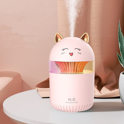 Humidificateur de bureau doux et compact pour la maison, veilleuse silencieuse