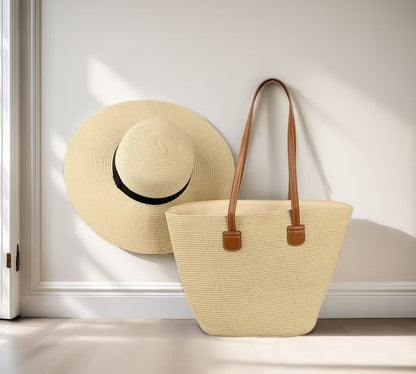 Ensemble de sacs de protection solaire avec chapeau de paille