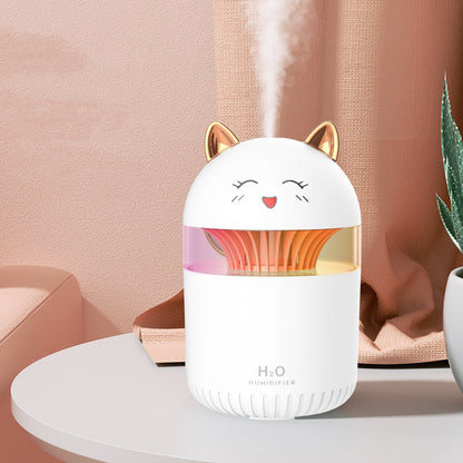 Humidificateur de bureau doux et compact pour la maison, veilleuse silencieuse