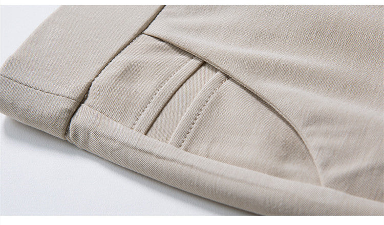 Pantalon de survêtement taille haute, coupe slim et jambe droite