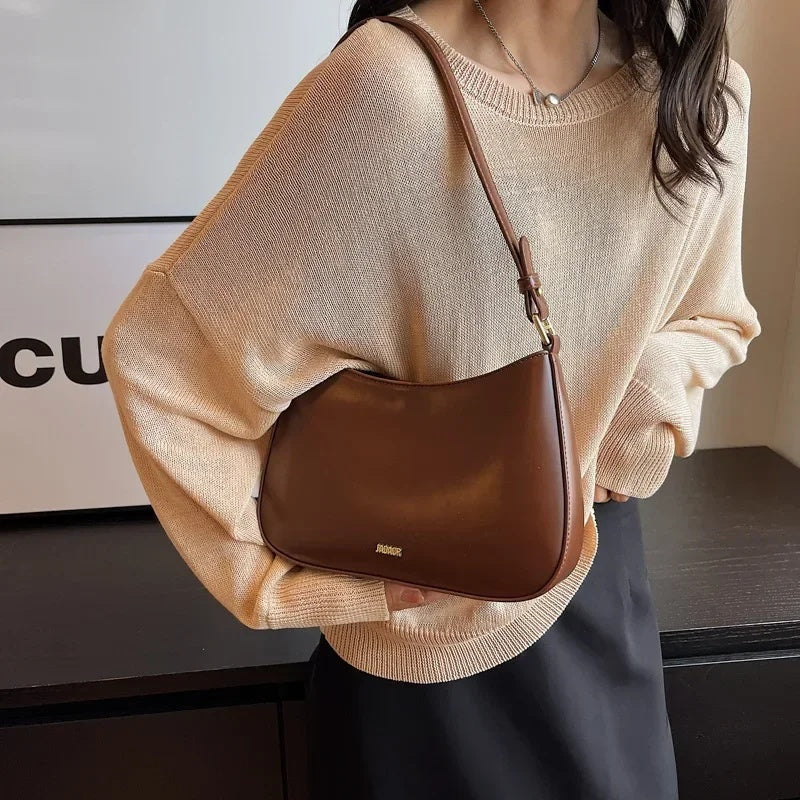 Nouveau sac bandoulière en cuir de luxe
