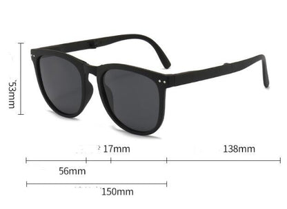 Lunettes de soleil pliables à la mode pour femmes