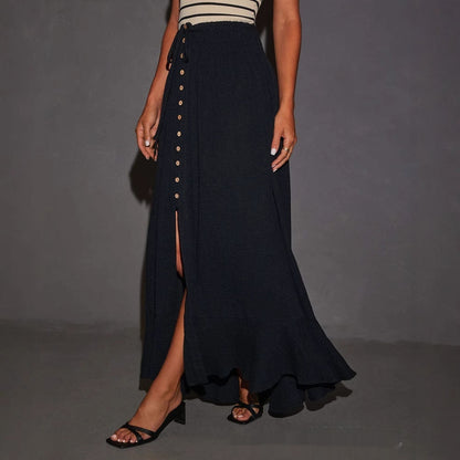 Robe midi de conception européenne